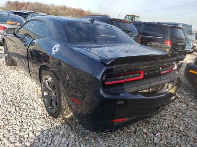 2C3CDZAG3JH305673 - 2018 DODGE CHALLENGER SXT BLACK photo 3