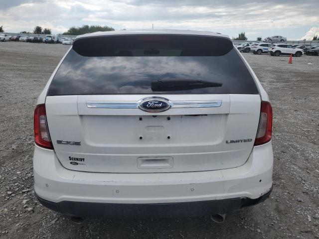 2FMDK3KC7DBB95664 - 2013 FORD EDGE LIMITED WHITE photo 6