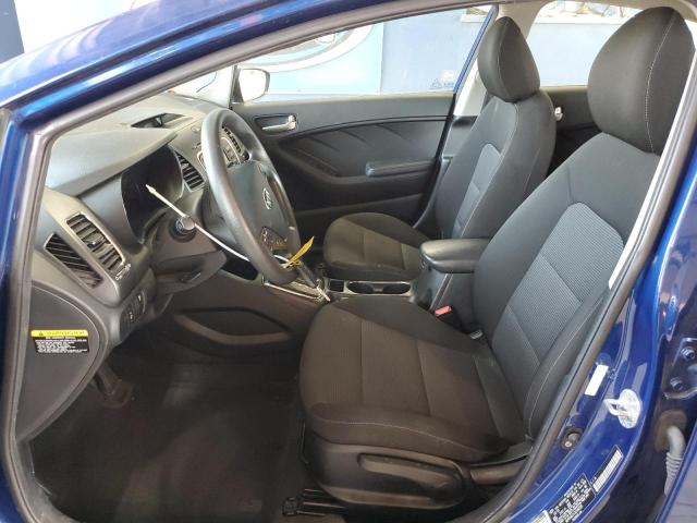 3KPFK4A71JE246328 - 2018 KIA FORTE LX BLUE photo 7