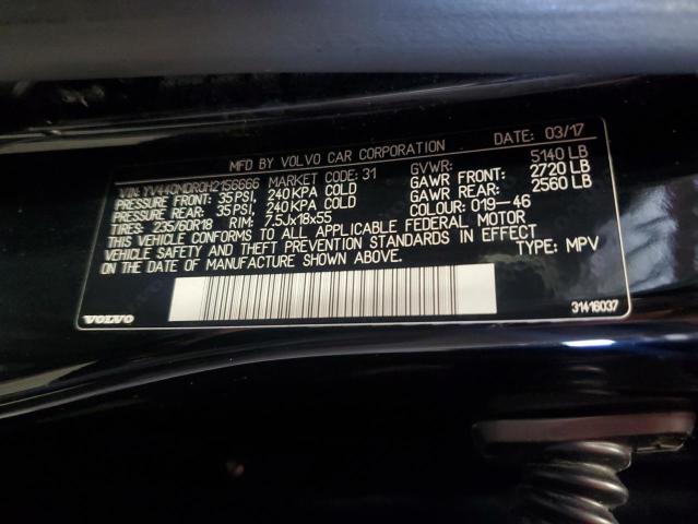 YV440MDR0H2156666 - 2017 VOLVO XC60 T5 DYNAMIC შავი ფოტო 14