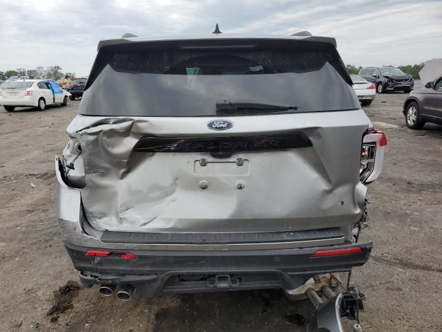 1FM5K8GCXMGB00260 - 2021 FORD EXPLORER ST SILVER photo 6