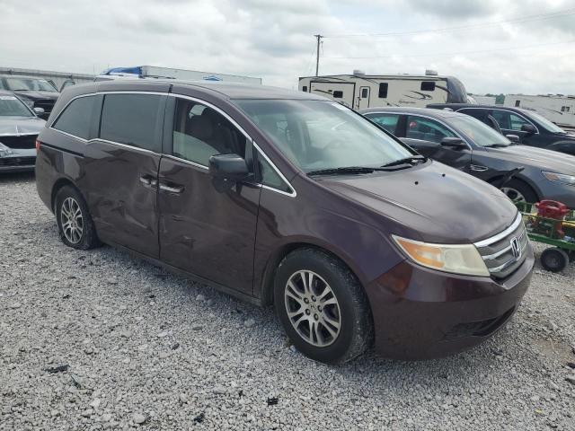 5FNRL5H43CB062551 - 2012 HONDA ODYSSEY EX მუქწითელი ფოტო 4