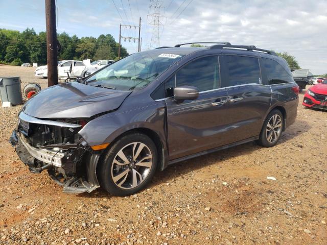 5FNRL6H89NB045037 - 2022 HONDA ODYSSEY TOURING GRAY photo 1