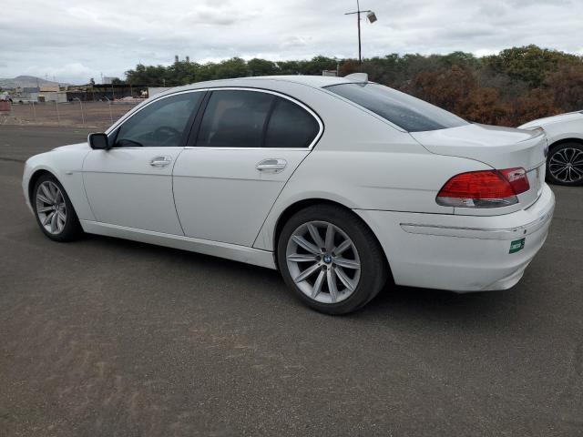 WBAHL83578DT13435 - 2008 BMW 7 SERIES I WHITE photo 2