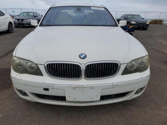 WBAHL83578DT13435 - 2008 BMW 7 SERIES I WHITE photo 5