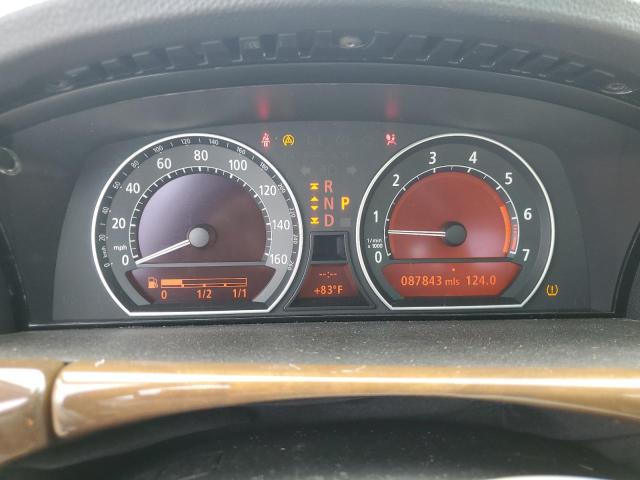 WBAHL83578DT13435 - 2008 BMW 7 SERIES I WHITE photo 9
