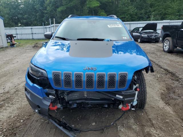 1C4PJMBX5MD230354 - 2021 JEEP CHEROKEE TRAILHAWK BLUE photo 5