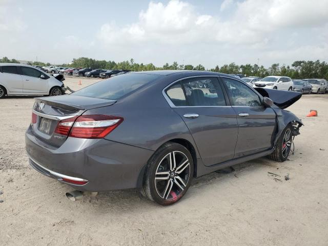 1HGCR2F5XGA132626 - 2016 HONDA ACCORD SPORT GRAY photo 3