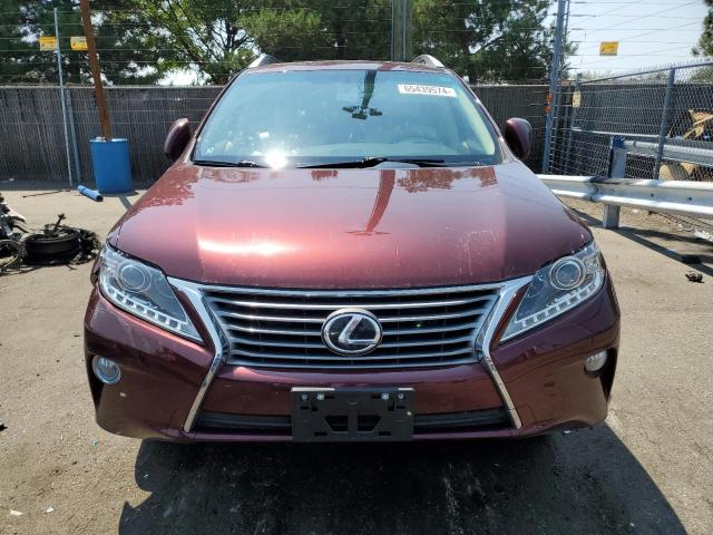 JTJBK1BA2E2461191 - 2014 LEXUS RX 350 BASE BURGUNDY photo 5