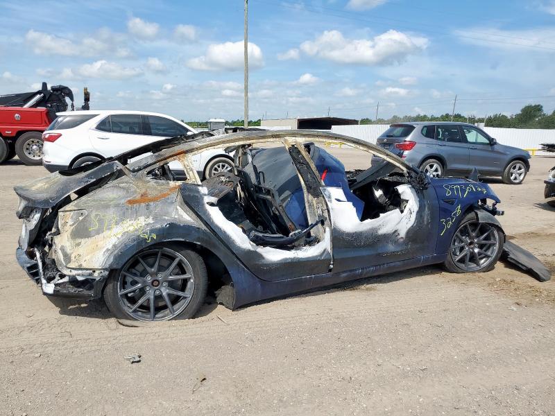 5YJ3E1EAXNF323258 - 2022 TESLA MODEL 3 Mavi foto 3