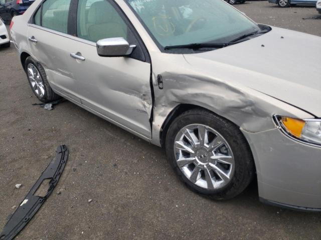 3LNHL2GC4AR752027 - 2010 LINCOLN MKZ TAN photo 9