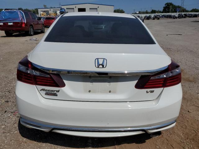 1HGCR3F82HA045126 - 2017 HONDA ACCORD EXL WHITE photo 6