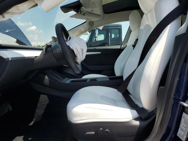 5YJ3E1EA1NF320023 - 2022 TESLA MODEL 3 蓝色 照片 7