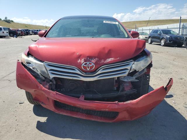 4T3BA3BB7AU018935 - 2010 TOYOTA VENZA RED photo 5