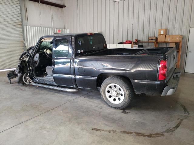 1GCEC19X87Z122291 - 2007 CHEVROLET SILVERADO C1500 CLASSIC BLACK photo 2