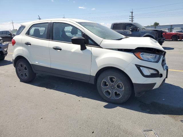 MAJ3S2FE2LC364029 - 2020 FORD ECOSPORT S WHITE photo 4