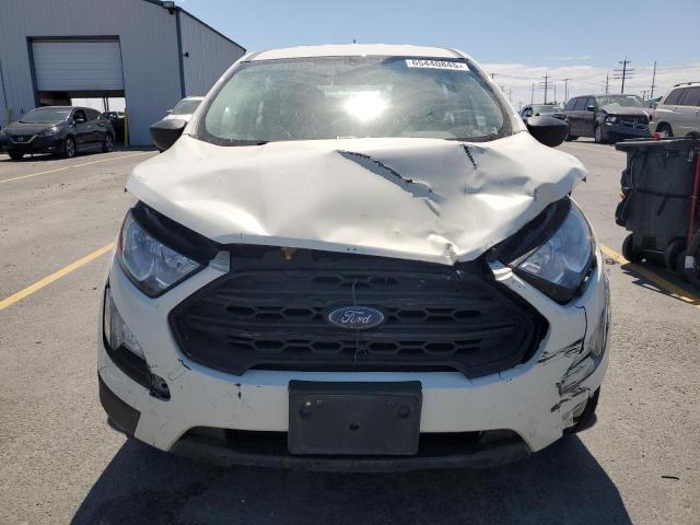 MAJ3S2FE2LC364029 - 2020 FORD ECOSPORT S WHITE photo 5