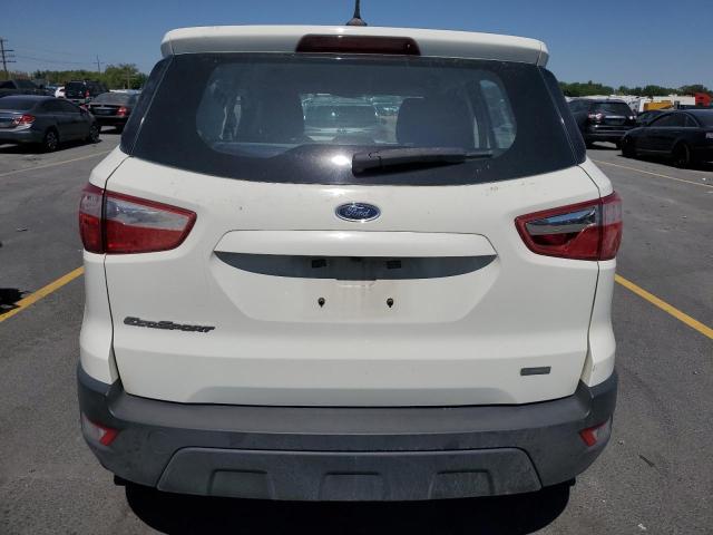 MAJ3S2FE2LC364029 - 2020 FORD ECOSPORT S WHITE photo 6
