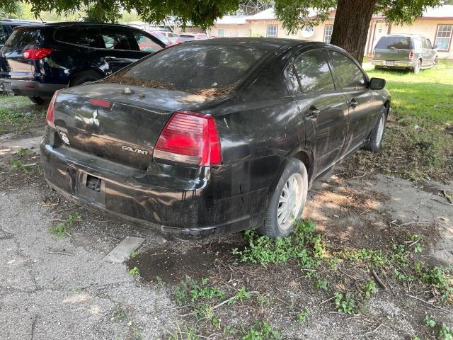 4A3AB36F38E033730 - 2008 MITSUBISHI GALANT ES BLACK photo 4