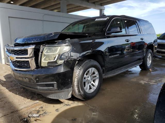 1GNSCJKC9FR592944 - 2015 CHEVROLET SUBURBAN C1500 LT BLACK photo 1