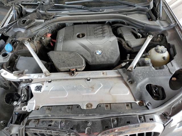 5UXTY3C05M9G70519 - 2021 BMW X3 SDRIVE30I BLACK photo 12