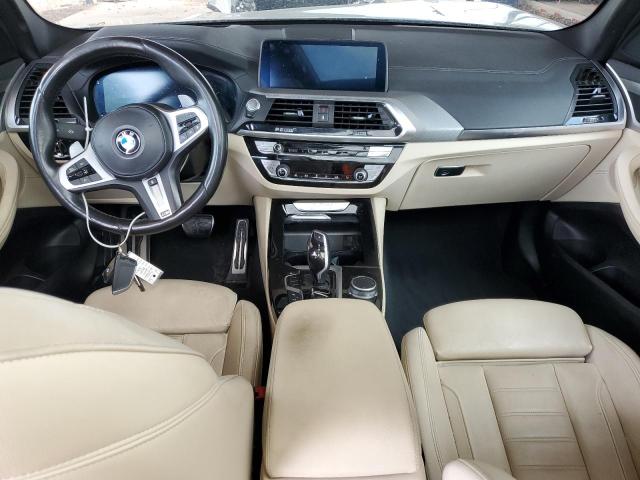 5UXTY3C05M9G70519 - 2021 BMW X3 SDRIVE30I BLACK photo 8