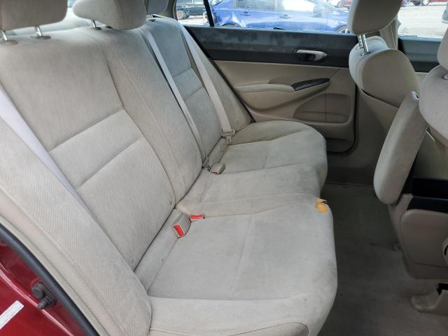 19XFA1F54AE034290 - 2010 HONDA CIVIC LX MAROON photo 10