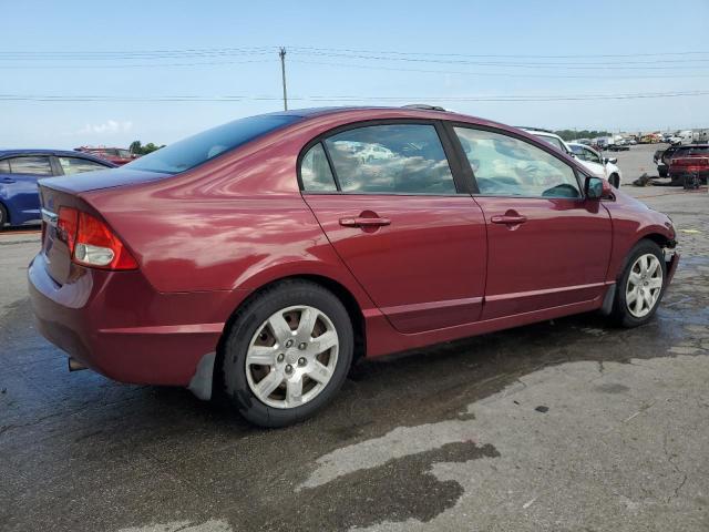 19XFA1F54AE034290 - 2010 HONDA CIVIC LX MAROON photo 3