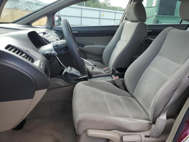 19XFA1F54AE034290 - 2010 HONDA CIVIC LX MAROON photo 7