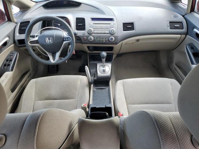 19XFA1F54AE034290 - 2010 HONDA CIVIC LX MAROON photo 8