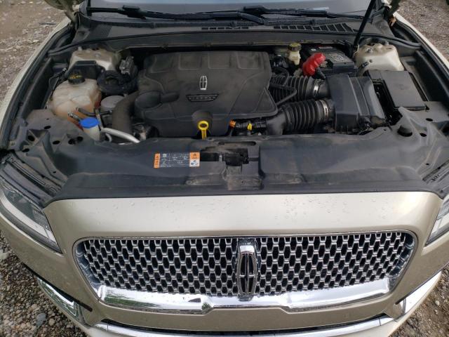 1LN6L9NC8H5629590 - 2017 LINCOLN CONTINENTAL RESERVE BEIGE photo 11