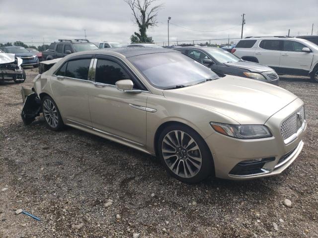 1LN6L9NC8H5629590 - 2017 LINCOLN CONTINENTAL RESERVE BEIGE photo 4