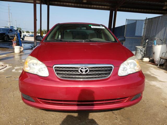 2T1BR32E47C769657 - 2007 TOYOTA COROLLA CE RED photo 5