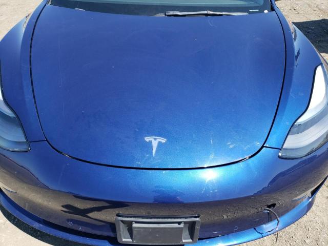 5YJ3E1EA7NF145096 - 2022 TESLA MODEL 3 BLUE photo 11