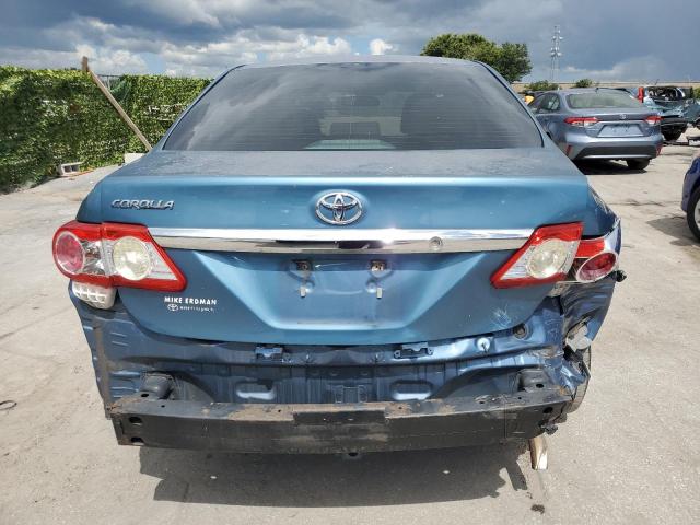 5YFBU4EE7DP181876 - 2013 TOYOTA COROLLA BASE BLUE photo 6