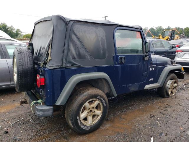 1J4FA39S22P737704 - 2002 JEEP WRANGLER / X BLUE photo 3