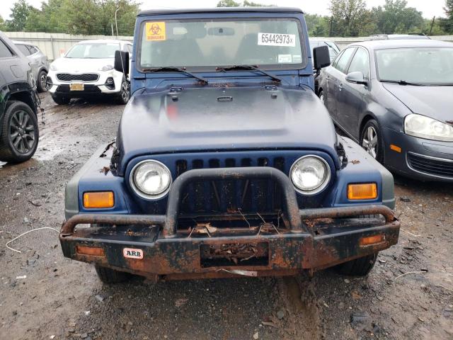 1J4FA39S22P737704 - 2002 JEEP WRANGLER / X BLUE photo 5