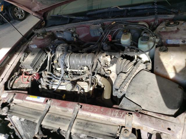 1G4CW52K4V4612589 - 1997 BUICK PARK AVE MAROON photo 11