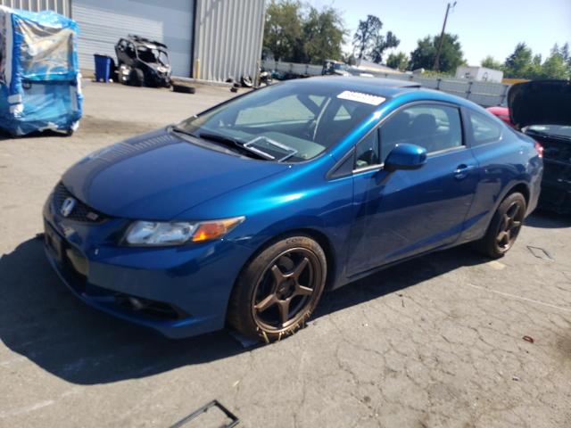 2HGFG4A5XCH704117 - 2012 HONDA CIVIC SI BLUE photo 1