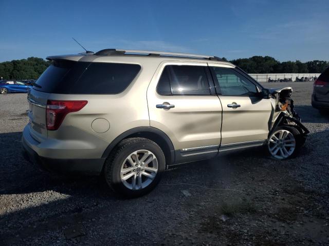 1FMHK8D86BGA16768 - 2011 FORD EXPLORER XLT 米色 照片 3