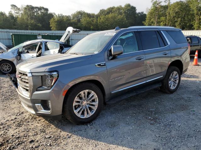 1GKS1BKD6MR136351 - 2021 GMC YUKON SLT GRAY photo 1