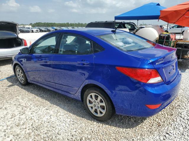 KMHCT4AEXEU667868 - 2014 HYUNDAI ACCENT GLS BLUE photo 2