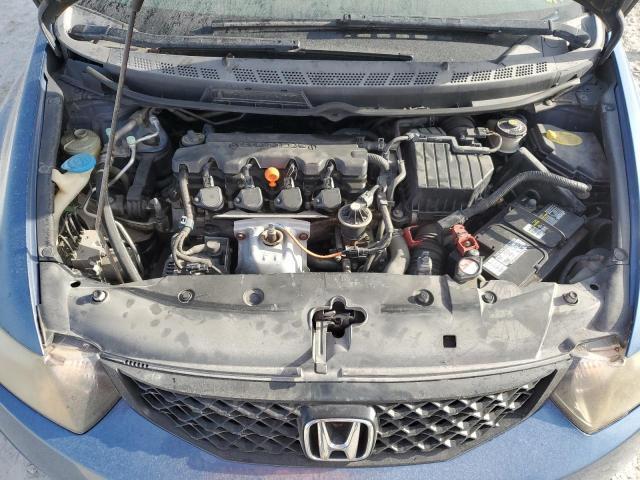 2HGFG12979H507656 - 2009 HONDA CIVIC EXL ლურჯი ფოტო 11