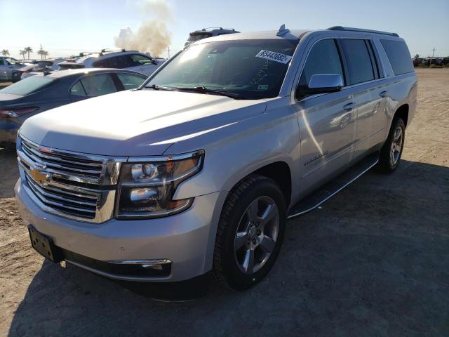 1GNSKJKC2GR433297 - 2016 CHEVROLET SUBURBAN K1500 LTZ SILVER photo 2