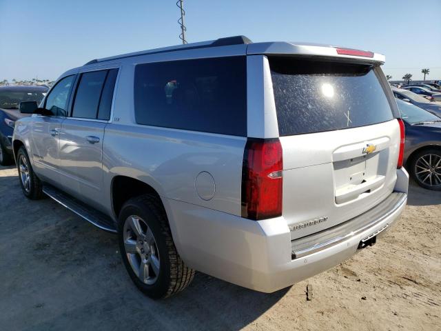 1GNSKJKC2GR433297 - 2016 CHEVROLET SUBURBAN K1500 LTZ SILVER photo 3