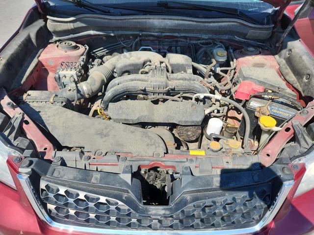 JF2SJADC9FH446322 - 2015 SUBARU FORESTER 2.5I PREMIUM BURGUNDY photo 11