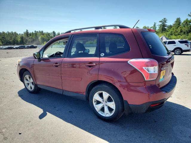 JF2SJADC9FH446322 - 2015 SUBARU FORESTER 2.5I PREMIUM BURGUNDY photo 2