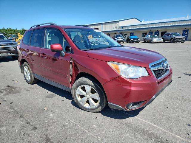 JF2SJADC9FH446322 - 2015 SUBARU FORESTER 2.5I PREMIUM BURGUNDY photo 4