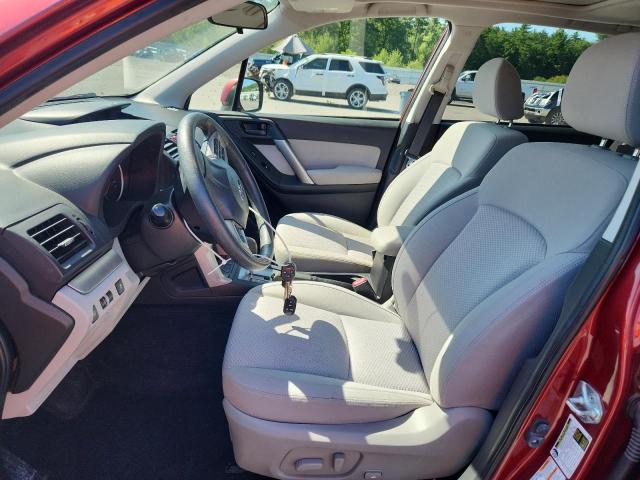 JF2SJADC9FH446322 - 2015 SUBARU FORESTER 2.5I PREMIUM BURGUNDY photo 7