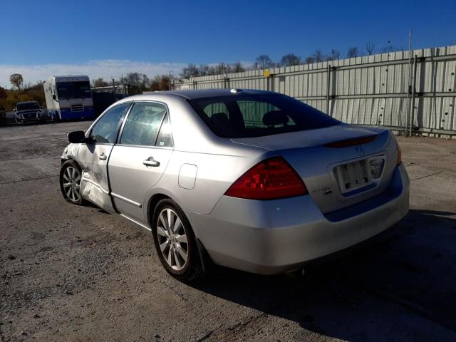 1HGCM66577A053016 - 2007 HONDA ACCORD EX SILVER photo 3